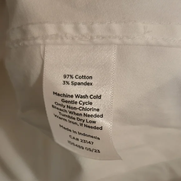 Talbots No Iron White Button Down - Picture 4 of 4